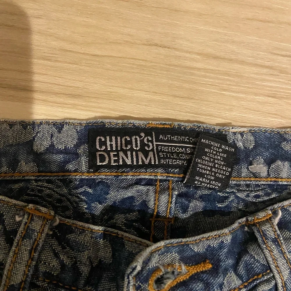 Vintage chicos flower hippy pants - Picture 3 of 3